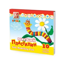 Пластилин ЛУЧ КРОХА 10 цв. 165 г со стеком Луч 058618