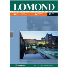 Бумага А4 для стр. принтеров Lomond, 160г/м2 (100л) мат.одн. Lomond 024658