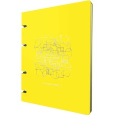 Тетрадь (студ., офис) А5 120л "PEARL. Желтый (NEW)" КанцЭксмо ТКИФ1205429