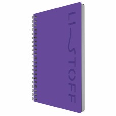 Тетрадь (студ., офис) А5 80л "LISTOFF STYLE. 1" КанцЭксмо ТПЛС580131