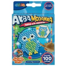 Аквамозаика 100 бусин сова МУЛЬТИ АРТ  AB-100OWL