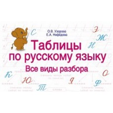 Узорова О.В. Таблицы по русскому языку. Все виды разбора