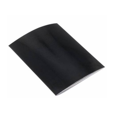 Тетрадь 48л., А5, клетка, Alingar "Black Skin metallic", скрепка, дизайнерский картон, тиснение, блок офсет, 100% белизна AL12396