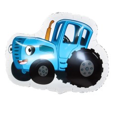 Шар фольгированный 26" фигура " Синий трактор", 1 шт. в упак. 9319501