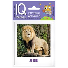 Умный малыш. Животные жарких стран. Набор карточек для детей. / IQ-малыш изд-во: Айрис авт:Ходюшина Н.П.