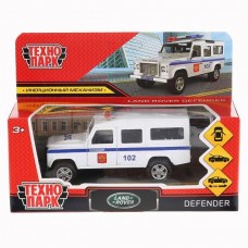 Машина "Land rover defender Полиция" 12 см металлическая DEFENDER-12POL-WH