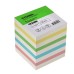 Блок для записей на склейке СТАММ "Стандарт", 9*9*9см, ассорти 331326
