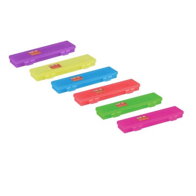 Пенал-футляр для кистей Гамма, 350*90*35мм, пластик, ассорти 346407 Пенал-футляр для кистей Гамма, 350*90*35мм, пластик, ассорти 346407