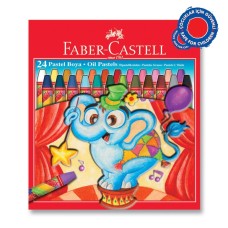 Масляная пастель Faber Castell для детского творчества, 24 цвета 125324