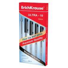 Ручка шариковая ULTRA L-10 Черный Erich Krause EK13874