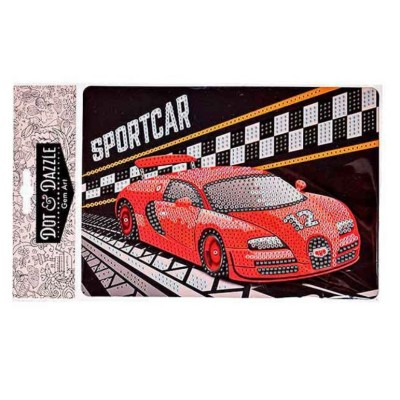 Картина по номерам мозаикой на картоне 15*25 "Спорткар" част/выкл ассорти MAZARI М-12147 181473