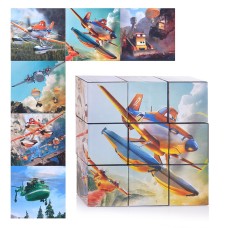 КУБИКИ ПЛАСТИКОВЫЕ 9 шт Disney САМОЛЁТЫ-2 К09-1590