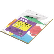 Бумага цветная OfficeSpace intensive mix А4, 80г/м2, 100л. (5 цветов) Спейс 245180