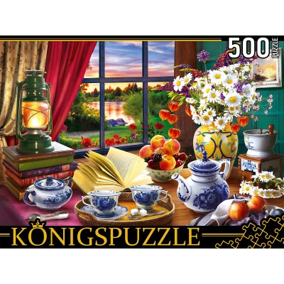 Konigspuzzle. ПАЗЛЫ 500 элементов. ХK500-7039 ВЕЧЕРНЕЕ ЧАЕПИТИЕ