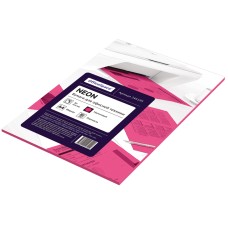 Бумага цветная OfficeSpace neon А4, 80г/м2, 50л. (малиновый) Спейс 245195