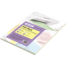Бумага цветная OfficeSpace pale mix А4, 80г/м2, 100л. (5 цветов) Спейс 245186