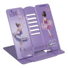 Подставка для учебников и книг "Ballet Academy" 20x19 см, металлическая окрашенная, вес 430 г, с противоскользящими ножками, с полноцветным рисунком, в пластиковом пакете с европодвесом 8063501