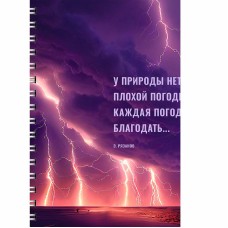 Тетрадь (студ., офис) А4 80л "Нет плохой погоды"  КанцЭксмо ТС4805177