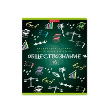 Тетрадь общая ученическая ErichKrause К доске!, Обществознание, 48 листов, клетка 43593