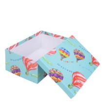 Коробка прямоугольная подарочная Полет шаров 35X27X15.5 см РазборКОР-7818