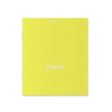 Тетрадь общая ученическая с пластиковой обложкой на скобе ErichKrause NEON, желтый, ФИЗИКА, 48 листов, клетка 59564