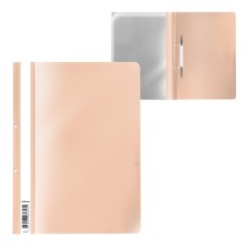 Папка-скоросшиватель с перфорацией пластиковая ErichKrause® Matt Powder, A4, розовый  55170