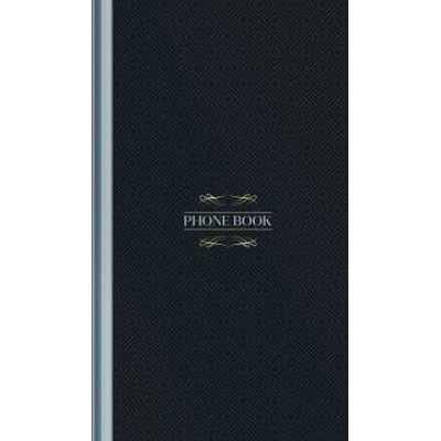 Телефонная книга А5, 80л., 7БЦ, OfficeSpace "Моноколор. Dark", выборочный УФ-лак, с высечкой 362360
