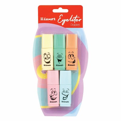 Набор текстовыделителей Luxor "Eyeliter Pastel" ассорти, 1-4,5мм 338395