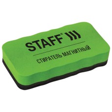 Стиратель магнитный для магнитно-маркерной доски 107*57мм, STAFF, упаковка с подвесом, 236750