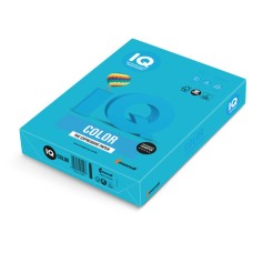 Бумага цветная IQ color, А4, 80 г/м2, 500 л., интенсив, светло-синяя, AB48 110663