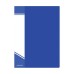Папка с файлами inФОРМАТ А4 80 файлов синий пластик 800 мкм карман inФОРМАТ 040831