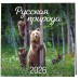 Русская природа. Календарь настенный на 16 месяцев на 2026 год (300х300 мм) 978-5-04-217653-1