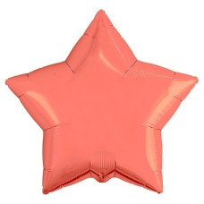 Шар Agura Звезда Коралл (19д, 48см, 25шт) 757376