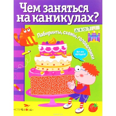 Чем заняться на каникулах? Лабиринты, схемы, головоломки. Вып.4 Стрекоза Чем заняться на каникулах? 978-5-9951-3042-0