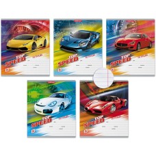 Тетрадь 24л линейка мелов "Top speed" ERICH KRAUSE 35349 022559