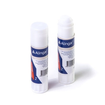 Клей-карандаш Alingar, 9 гр, на основе PVP, пластиковый тюбик AL525-9g