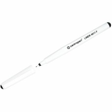 Ручка капиллярная (линер) ЧЕРНАЯ CENTROPEN "Liner", трехгранная, линия письма 0,3 мм, 4611, 2 4611 0112