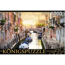 26. Konigspuzzle. ПАЗЛЫ 1000 элементов. ГИK1000-0633 ВЕНЕЦИЯ НА ЗАКАТЕ