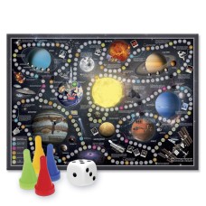 Игра-ходилка с фишками. Солнечная система. 59,5х42 см. ГЕОДОМ
