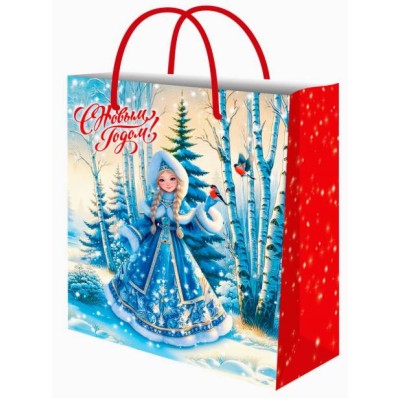 Пакет подарочный с глянц.лам. 26 4x32 7x13 6 см (L) Внучка 157г ППК-2359