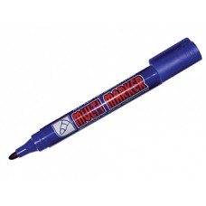 Маркер перманентный Crown "Multi Marker Chisel" синий, скошенный, 5мм 207894