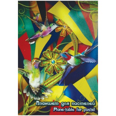 Планшет для рисования 20л. А4 Лилия Холдинг "Калейдоскоп", 200г/м2, 4-х цветный картон Лилия Холдинг 169487