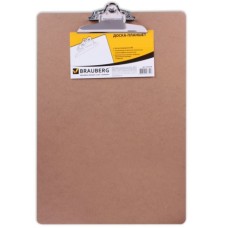 Доска-планшет BRAUBERG "Eco" с верхним прижимом бабочка А3, 32,0*46,0см, МДФ, 3мм, 232226