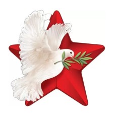 Плакат фигурный А4 Голубь 0800832