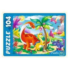 ПАЗЛЫ 104 элемента. МИР ДИНОЗАВРОВ (Арт. П104-6790) ПАЗЛЫ 104 элемента. МИР ДИНОЗАВРОВ (Арт. П104-6790)