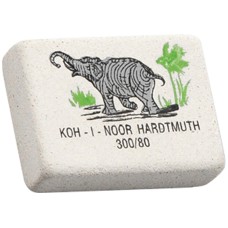 Ластик Koh-I-Noor "Elephant" 300/80, прямоугольный, натуральный каучук, 26*18*8мм Koh-I-Noor 001467
