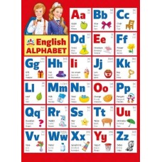 Плакат "English alphabet", изд.: Горчаков 460228994130001589