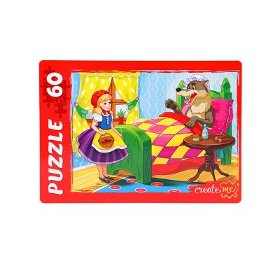 ПАЗЛЫ 60 элементов. КРАСНАЯ ШАПОЧКА (Арт. П60-3009)