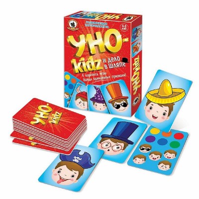 УНОkidz «Дело в шляпе» карточная игра, 54 карточки 04690