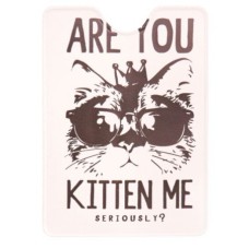 Обложка на пропуск "Are you kitten me" ОП-6251